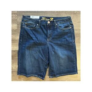 Seven7 9" Inseam Sunset Bermuda Shorts‎ Size 14 NWT